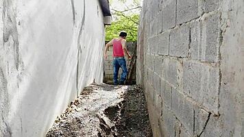 The beautiful perverted busty boss fucks her old employee deepthroat with huge cock and swollen pussy