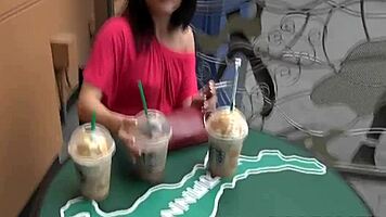 beautiful aubrey sky teases with small tits in hardcore blowjob clash.