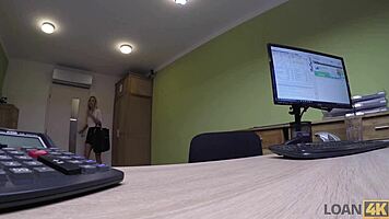 loan4k no license but sex with the loan people in hidden office interview 😏