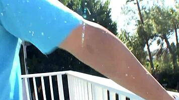 young brunette does her step dad caley hayes