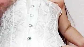 Madrastra Mexicana Latina with Giant Cameltoe Masturbates Wildly for Stepson