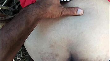 Step Sali's outdoor anal with double penetration at wedding