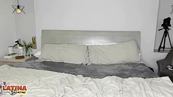 laura camila's first creampie with old producer, big cock blowjob 😍