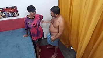 Friendly moment with thalysson in intimate setting