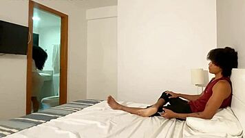 Huge Dick Brazilian Teen Fucks Step Latina Cousin