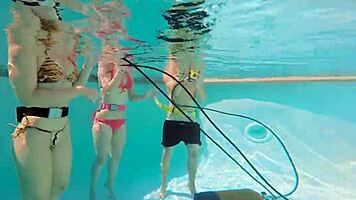 Watch Couple Film Underwater Fucking!