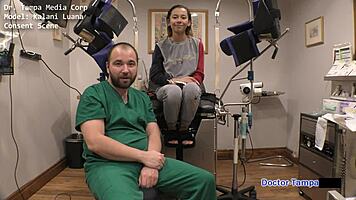 Kalani Luana handcuffed and tickled in hospital for cash