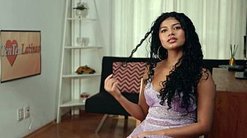 Amateur Latina auditions with hardcore fucking and huge cumshot