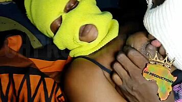 ghetto slut getting fucked by young black guy