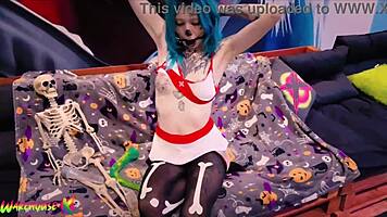 Teen Tests Limits with Huge Dildo in Wet Pussy