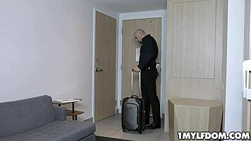 Blonde Milf Mysha Mynx Gets A Hard Face Fuck From The Aggressive Stud