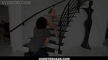 Small 18+ tits blonde teen cleaned