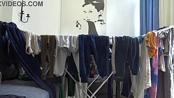 i caught my 19 year old stepson masturbatin on my dirty panties