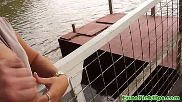 neighbors see girl flashing big tits