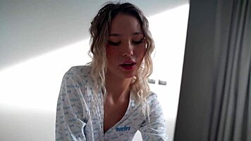 POV with Hot Modest Blonde, So Shy Yet Wild