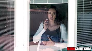 Step granny catches him perving on her