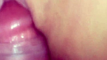 Young whore strips naked for cock fucking pussy workout close-up