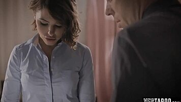 Petite Latina Takes Rough Doggy