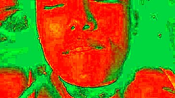 i show my horny face while my pussy gets licked by bluee