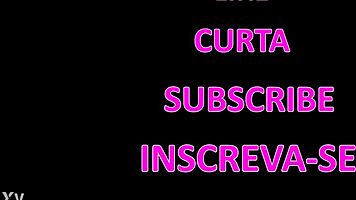 Escritor Licks White Pussy of Blonde Babe Bárbara Alves with Nego Catra