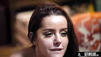 Petite brunette vanna bardots wildest dream comes true