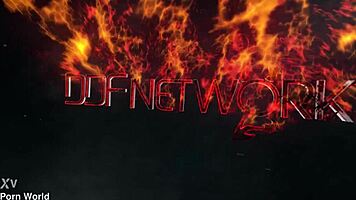 Two sensual young 18+ babes suck big cock in bed for facial