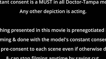 Blaire Celeste gets face fucked in latex gloves!