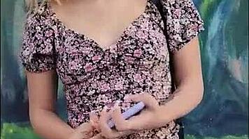 Hermosa Desconocida 18yo Alice Marin Poses for BDSM Photos