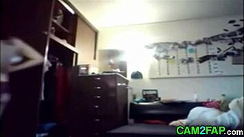 Busty Teen 18+ Masturbating On Webcam