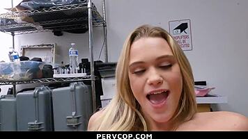 hot teen caught stealing lingerie! get punished!