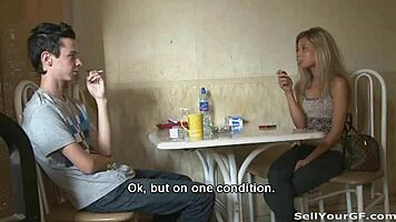 Victoria Tiffany Demands Cash for Riding, Doggystyle, and Shaved Pussy Masturbation.