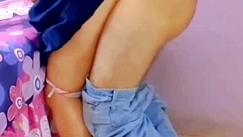 real mexican chava gets fucked hard in school uniform until she almost vomits, everything done to her in perverse homemade video