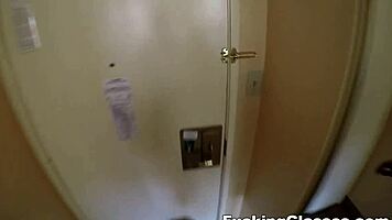 Fucking Glasses - Spying on Britney Blue's raw escort hookup