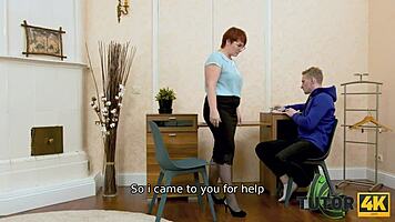 Pretty tutor forgets lesson and copulates with student in high definition