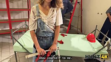 tag teaming ebony suspect in the back office