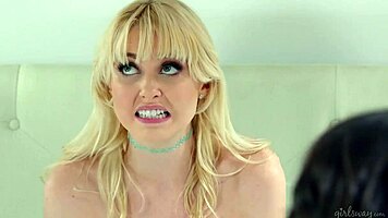 Hot Teen 18+ Girls Lick Each Other Intensely