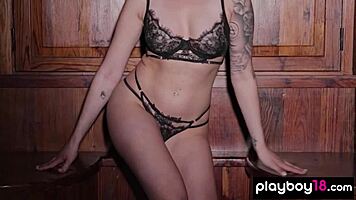 Cute Naked German Teen 18+ Blondie Lisa Modpali Reveals Her Sexy Tattoos With Passion!