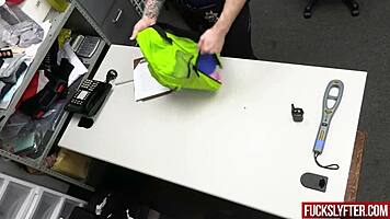 Girl caught stealing food from the mall on camera