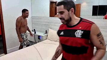 Renatinha gets ass licked behind scenes!