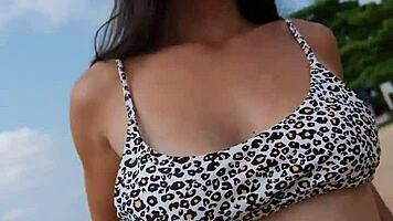 waiting for you on the beach in a summer bikini today