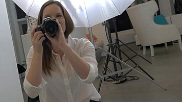 When Camera Stops Clicking Lesbo Teens Enjoy Threesome