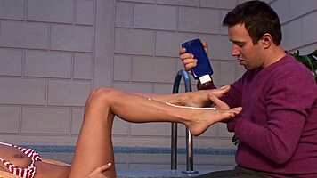 teen jessie palmer enjoys being stepdaddy's whore, sucking his cock and getting cumshot