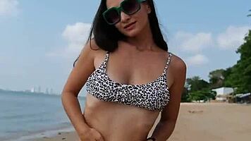 waiting for you on the beach in a summer bikini today