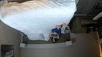 Blair gives blowjob during skinny brunette casting interview