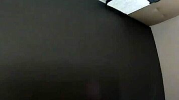 Blair gives blowjob during skinny brunette casting interview