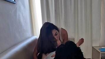 Latina teen sucks deliciously.