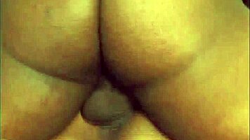 curvy brunette takes monster cock in doggystyle