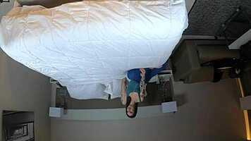 Blair gives blowjob during skinny brunette casting interview