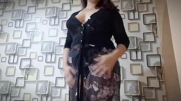 i'm so into this hot asian girl, playin with her big natural tits... oops, i mean showing off to her lover!