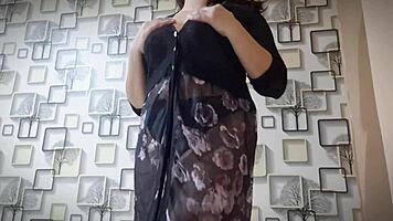 i'm so into this hot asian girl, playin with her big natural tits... oops, i mean showing off to her lover!